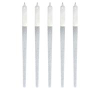 BESTYASH Limes à Ongles Double Face en Acier Inoxydable 15,5 Cm, Lot de 5 Fichiers de Pédicure Portables Pointe Effilée pour Polissage et Lissage, Outils Professionnels pour Soin des