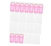 BESTYASH Lot De 10 À Ongles French Tip Kit De En Silicone Transparent Avec Grattoirs Pour Manucure Française À Faire Soi-Même Ou En Salon