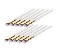 BESTYASH Lot de 10 Pinceaux Correcteurs Biseautés Petit Format, Applicateurs Maquillage Liquide et Poudre, Usage Yeux Femme, Teint Précis, Camouflage Taches et Poches Yeux