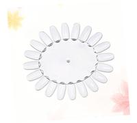 BESTYASH Lot De 10 Roues De Présentation De Vernis à Ongles Transparents De Tournesol, Présentation Nail Art, 20 Ongles Moyens, Pratique Et Exposition Professionnelle à Domicile