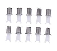 BESTYASH Lot De 10 Têtes De Tondeuse à Poils De Nez Acier D202, Accessoires Remplacement Électrique, Précision Hommes, Hygiène Personnelle Visage Et Oreilles