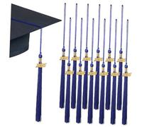 BESTYASH Lot de 12 Accessoires pour Casquette De Célibataire Pompons pour Fête De Remise De Diplôme Pompons Brillants Ornement Décoratif avec Pompon pour Casquette De Diplômé Bonnet Et