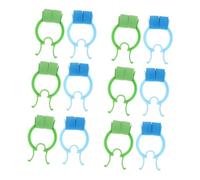 BESTYASH Lot de 12 Pince-Nez De Natation Clips pour Le Nez Clips D'Entraînement De La Respiration Pulmonaire Pince Nasale Professionnelle pour Soins Épistaxis 6.50 X 4.00 X 0.80 cm