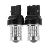 BESTYASH Lot de 2 Ampoules de Feux Stop Arrière LED 7440 Rouge 54 Smd Étanches et Économiques Remplacement Facile pour Éclairage de Portière et Feux de Freinage Voiture Sécurité
