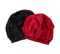 BESTYASH Lot De 2 Bonnets De Chimiothérapie En Satin Pour Femme Bonnets En Coton Turban De Chimiothérapie Couvre-Chef Pour Soins Capillaires Bonnet En Soie Pour Dormir Bonnet Pour