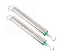 BESTYASH Lot de 2 Dynamomètres Cylindriques à Ressort Métallique Portable, Manomètres de Force de Haute Précision pour Usage Pédagogique et Mesures de Traction en Laboratoire