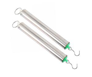 BESTYASH Lot de 2 Dynamomètres Cylindriques à Ressort Métallique Portable, Manomètres de Force de Haute Précision pour Usage Pédagogique et Mesures de Traction en Laboratoire