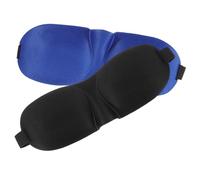 BESTYASH Lot De 2 Masques Occultants 3D Pour Les Yeux En Mousse Pour Dormir En Soie Pour Les Voyages Pour Femmes