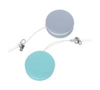BESTYASH Lot De 2 Petits Nettoyeurs D'écran De Téléphone Portable Ronds En Plastique Et Silicone, Couleurs Vert Et Bleu, Nettoyant Sans Rayures, Portable Pour Usage Quotidien Et Déplacement