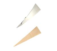 BESTYASH Lot de 2 Pinces à Cheveux Triangles en Alliage de Zinc, Taille Moyenne, Couleurs Or et Argenté, Clips à Bec de Canard pour Filles, Coiffure Quotidienne et Professionnelle