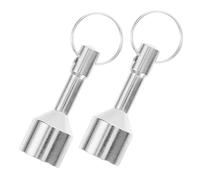 BESTYASH Lot de 2 testeurs d'or en Argent Porte-clés de vérification pour Bijoux Vérifier l'authenticité