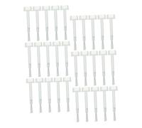BESTYASH Lot de 200 Pinceaux pour Vernis à Ongles en Nylon Blanc Poils Doux, Outil de Manucure Pratique pour Nail Art et Amélioration de L'efficacité Travail
