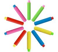 BESTYASH Lot de 25 Pinces à Craie en Plastique Coloré Réglables pour Enseignants, Protège-craie et Mains Propres, pour Bureau et Usage Domestique Style Aléatoire