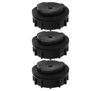 BESTYASH Lot de 3 Bouchons de Vidange en Plastique Noir pour Poubelle 660L Pièces de Rechange Étanches pour Conteneur à Déchets Extérieur Joint D’Étanchéité Bouchons de Fond Anti-Fuites