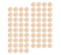 BESTYASH Lot de 300 Perles Demi-sphères en Bois Naturel Lisse, Faciles à Peindre, pour Décorations Maison et Loisirs Créatifs