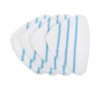 BESTYASH Lot de 4 Lingettes de Rechange Triangulaires en Microfibre Lavables pour Balai Vapeur Housses Haute Performance pour Nettoyage Sols Durs Accessoires Réutilisables pour Nettoyeur