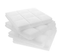 BESTYASH Lot de 4 Panneaux Insonorisants en Mousse Blanche pour Mur, Absorption Acoustique, Installation Facile, pour Studios D'enregistrement et Salles de Répétition