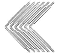 BESTYASH Lot de 40 Goupilles de Cornes de Montre en Acier Inoxydable 22Mm Kit de Barrettes de Ressort pour Bracelet de Montre Assortiment pour Réparation et Remplacement Fiable