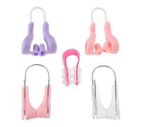 BESTYASH Lot de 5 Correcteurs de Nez en Silicone Souple, Pince de Correction Nasale Invisible, Clips Confort Remodelants, Usage Jour et Nuit, Améliorant Respiration, Esthétique