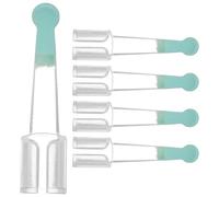 BESTYASH Lot de 5 Embouts Transparents en PC pour Nettoyage des Oreilles Mini Cuillères Auriculaires Réutilisables Outil de Nettoyage Professionnel pour Élimination Visible du Cérumen