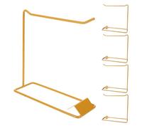 BESTYASH Lot de 5 Présentoirs Métalliques Dorés pour Nuancier de Vernis à Ongles Supports Solide pour Échantillons de Gel Étagères Compactes pour Salon de Manucure Organisation