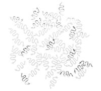 BESTYASH Lot De 50 Breloques En Pour Décoration D'Ongles Motif Serpent UV 3 Style Rétro En D'Argent