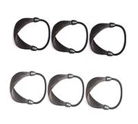 BESTYASH Lot de 6 Élastiques à Cheveux en Cuir pour Perruques Accessoires de Queue de Cheval Élastiques Solides Confortables et Solide Filles pour Mariage et Anniversaire