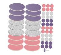 BESTYASH Lot de 60 Disques Abrasifs pour Pédicure Papier Abrasif Foret à Ongles Accessoires de Manucure pour Salons et Usage Personnel Élimination des Callosités et Peaux Mortes