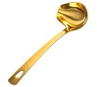 BESTYASH Louche à Sauce en Acier Inoxydable 304 Doré Petite Cuillère à Sauce Bec Verseur Ustensile Cuisine pour Assaisonnement et Vinaigrette Accessoire Pratique pour Maison et