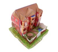 BESTYASH Maison Papier Style pour des Ancêtres Offrande Festival Villa Papier Rituel Traditionnel