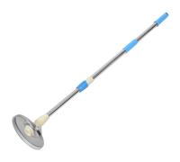 BESTYASH Manche à Balai Inox Télescopique Renforcé 1,2 M Anti- Bleu Ensemble Tête Rotative pour Balai Serpillère Sols Universels Usage Ménager Professionnel