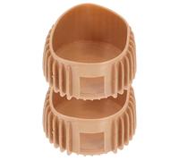 BESTYASH Manchon de Protection en Silicone Doré pour Manomètre à Acétylène et Propane, Ensemble 2 Pièces et Anti-vibration, Étui Robuste Compatible Régulateurs de Pression pour Usage