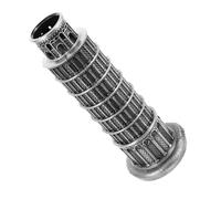 BESTYASH Maquette Tour de Pise en Alliage de Zinc, Modèle Architecturale 15 Cm Argenté, Décoration de Table à Domicile et Bureau, Statue Bâtiment Ancien Italienne, Ornement de Maison