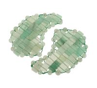 BESTYASH Masque De Relaxation Pour Yeux Jade Patch Rafraîchissant Pour Poches Masque Gel Pour Soins Quotidiens Vert