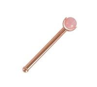 BESTYASH Massageur Visage Jade Roller Âge et Portable Outil de Soin avec Manche Métal Massage Doux pour Peau Raffermie et Contour Affiné