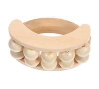 BESTYASH Masseur à Rouleaux Rouleau Pour Muscles Des Tissus Profonds Avec Circulaire Copain Circulation Cou Masseur Du Bas Du Rouleau Masseur Mollet En Bois Khaki