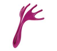 BESTYASH Masseur De Tête Grattoir Cuir Chevelu Poil Masseurs Pellicules Six- Outil Masseur De Cuir Chevelu Masseur De Cheveux Masseur Gratte-tête Plastique Violet,mauve