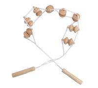 BESTYASH Masseur En Bois Corps Le Fascia Manuel Musculaire Cou Circulaire Thérapie Rouleaux Pour Les Muscles Réflexologie Ajuster Main Pour Outil De Massage Rouleau Arrière