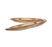 BESTYASH Modèle De Bateau en Flottant Décoration Artisanale 2pcs Ornements Nautiques pour Bureau Et Salon Bateau en Naturel Décor Flottant pour Aquarium