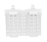 BESTYASH Modèle de Bâtiment en Plastique Blanc pour Maquette de Table à Sable Détails Complexes, Outil Éducatif pour Formation et Décoration