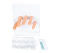 BESTYASH Modèle Doigt Magnétique Flexible pour Entraînement Nail Art Diy Surface Réutilisable Kit Pratique pour Manucure et Faux Ongles