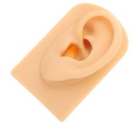 BESTYASH Modèle Oreille Artificielle Silicone pour Entraînement Au Piercing Simulation Réaliste avec Canal Auditif Pratique pour Bijouteries et Formations