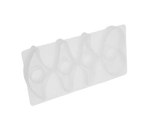 BESTYASH Moule à Époxy Cristal Soi-même en Silicone Blanc Design Trou Adapté aux Amateurs de DIY pour Création de Marque-Page Pouce et Objets Artisanaux