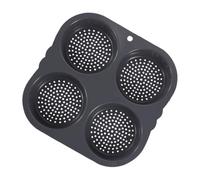 BESTYASH Moule à Hamburger Silicone Cavités Chaleur Moule Antiadhésif pour Pains Burgers pour Cuisine Maison et Pâtisseries