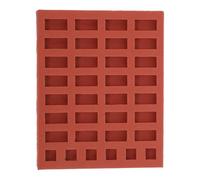 BESTYASH Moule en Silicone pour Briques Miniatures 28 Pièces, Résistant à Haute Température, Facile à Démouler, Fabrication de Jouets Artisanaux et Accessoires de Paysage