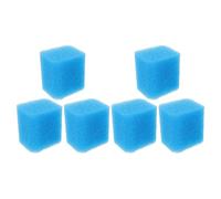 BESTYASH Mousse filtrante pour Aquarium, médias de Filtration d’Eau, Lot de 6, réutilisable, Dimensions 7x6,3x5,5 cm, pour Bassin extérieur et Aquarium Domestique