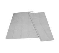 BESTYASH Nappe Rectangle Imperméable PVC Résistante à Huile Chaleur Design Scandinave Minimaliste Facile à Nettoyer pour Table à Manger Buffet et Camping Gris