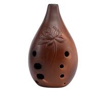 BESTYASH Ocarina en Céramique à 10 Trous pour Débutants et Artistes, Instrument Ancien Chinois Facile à Jouer Son Profond et Riche, Présent Style Aléatoire