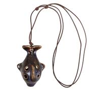 BESTYASH Ocarina en Céramique à 4 Trous de Dauphin Bleu, Instrument de Musique Portable Design Simple et Sonorité Magnifique, Amateurs de Musique