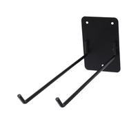 BESTYASH Organisateur Mural Robuste en Fer pour Balais et Outils de Jardin Support Mural 3 Trous de Fixation Porte-Serpillière et Crochets Suspendre pour Garage Jardin et Atelier Pratique